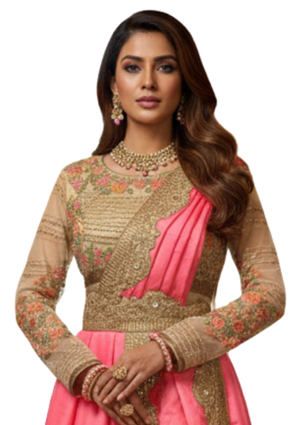 Robe Sari Rose Harisha