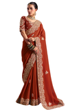 Sari mariage rouge - Saanvika - Narkis Fashion