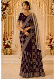 Beautiful trendy yellow orange Leena saree