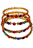 Bracelets Isha Multicolores & Or