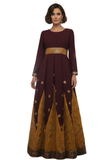 Robe Indienne marron Sakina
