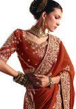 Sari mariage rouge - Saanvika - Narkis Fashion