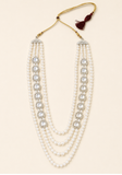 Mala Rajveer collier indien homme plusieurs rangs de perles