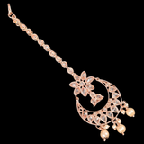 Bijou de front tikka rose doré Sonam