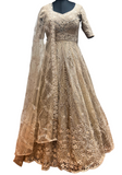 Majestic golden beige dress Ariel