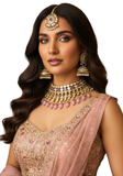 Maadhuri beige wedding adornment