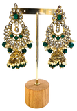 Boucles jhumka indiennes longues style mariage Keerthana