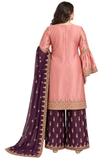 Pakistani Pink and Purple Roukaya Salwar