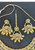 Parure Indienne Jaune Nahina – Bijoux Haldi Mariage Indien