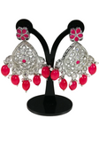 Parure bijou Indien rose fuchsia Sareeka