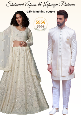 Sherwani Afnan & Lehenga Prerana -15%