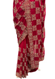 Beautiful trendy yellow orange Leena saree