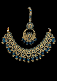 Collier Indien bleu mariage