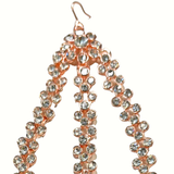 Golden Red Wedding Head Jewel