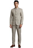 Costume Homme Rivan en Lin – Gris Beige