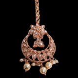 Bijou de front tikka rose doré Sonam