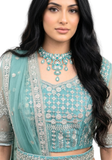 Lehenga Mariée Omaira – Élégance Impériale