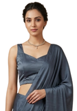crop top indien gris bustier dos nu blouse sari narkis fashion