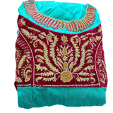 Salwar Anarkali verte Nadiya - Taille 44 - Narkis Fashion