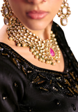 Sari Indien Chic Noir - Sylvie - Narkis Fashion