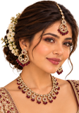 Parure Indienne Kajol – Bordeaux