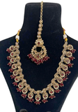 Parure Indienne Kajol – Bordeaux