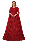 Robe de mariée brodée rouge Elena