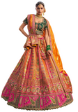 Rachana burgundy bridal lehenga