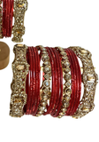 Bracelets Indiens Aarya – Rouge