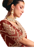 Sari mariage rouge - Saanvika - Narkis Fashion