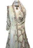 Lehenga Zaya – Ivoire Beige Brodé