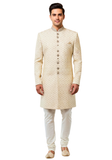 Tarun Blue Velvet Sherwani