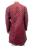Kurta homme Ayaan bordeaux