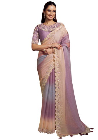 SARI ILYANA  – Doré et Bordeaux - Narkis Fashion