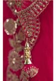Sari Samaira – Fuschia Brodé - Narkis Fashion