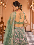 Lehenga Roshana Vert