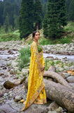 Elegant sari jaune Suchitra