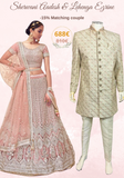 Sherwani Aadesh & Lehenga Ezrine -15%