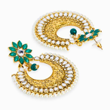 Shadita Green Indian Earrings
