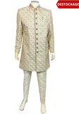 Tarun Blue Velvet Sherwani