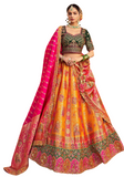 Rachana burgundy bridal lehenga