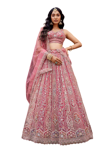 lehenga raveena rose vue complète