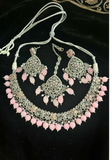 Parure bijou Indien rose Sareeka