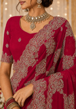 Beautiful trendy yellow orange Leena saree