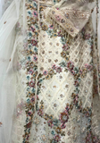 Lehenga Zaya – Ivoire Beige Brodé