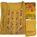 Salwar chic jaune Lina - Tailles 40 et 44