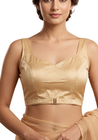 Bustier satin Beige doré - Narkis Fashion