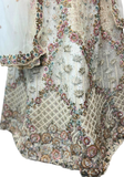 Lehenga Zaya – Ivoire Beige Brodé