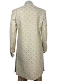 Sherwani mariage beige doré Ranbir