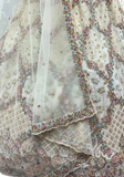 Lehenga Zaya – Ivoire Beige Brodé